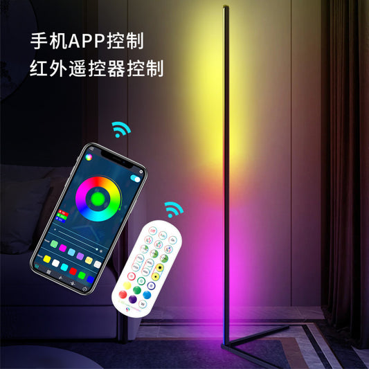 plug and light magic color floor lamp Bluetooth APP art WiFi pickup atmosphere light e-sports LED corner light