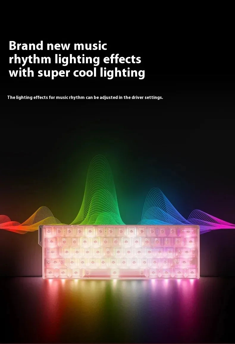 Dareu Cool60 Gaming Keyboard RGB Hot Swappable Matte